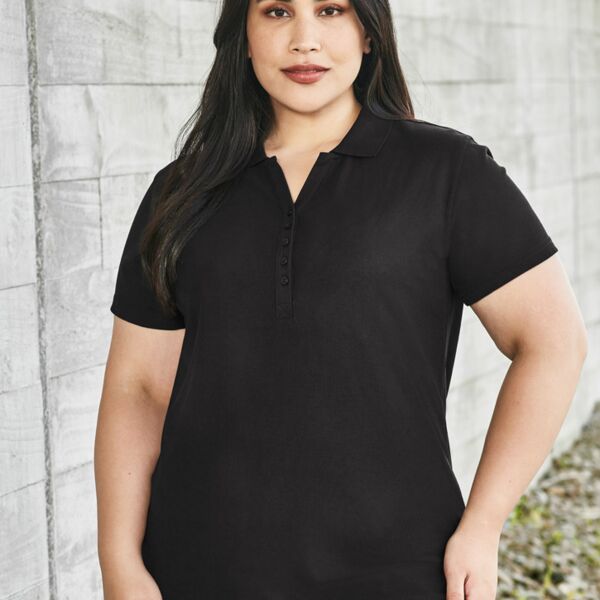 Womens Crew Short Sleeve Polo Thumbnail