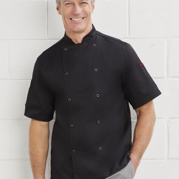 Mens Zest Short Sleeve Chef Jacket Thumbnail