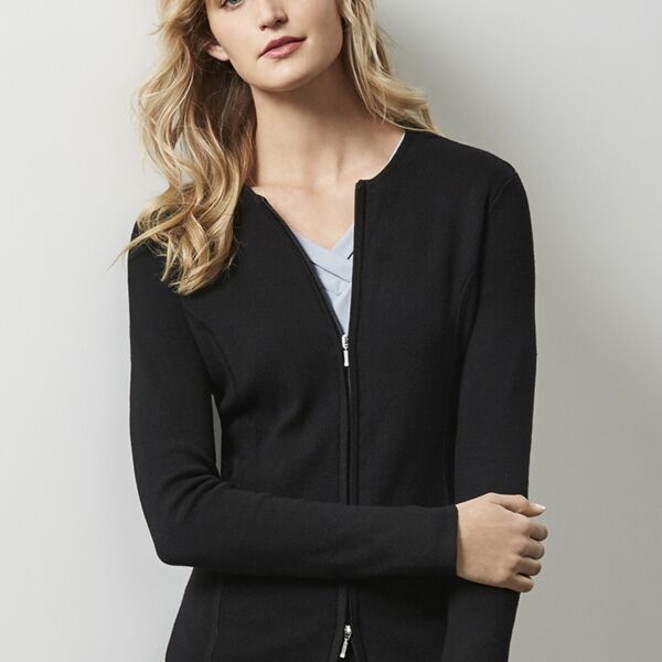 Womens 2-Way Zip Cardigan Thumbnail